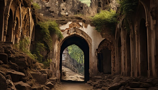 AI generated Uncovering the Secrets of Ancient Landscapes photo