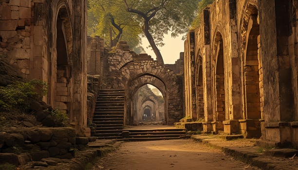 AI generated Uncovering the Secrets of Ancient Landscapes photo