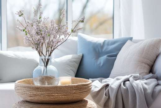 AI generated 3 ways to make your home cozy, photo