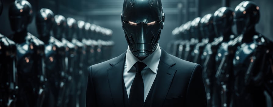 AI generated robots can help manage hiring. photo