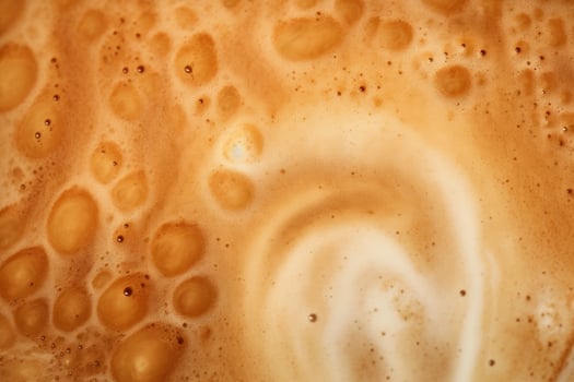 AI generated Coffee foam texture. AI Generated photo