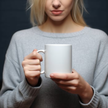 AI generated Collection of Mug Mockups Ready for Displaying POD Poster Illustrations photo