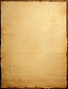 AI generated Sheet of vintage yellowed paper. AI Generated photo