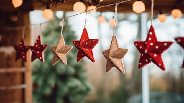 AI generated Add festival charm with a variety of Christmas. photo