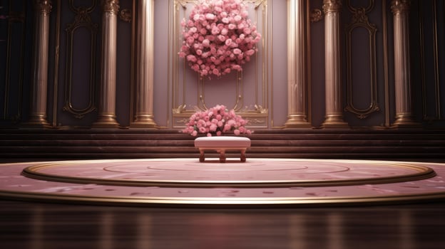 AI generated Radiant scenery artwork for your endeavor photo