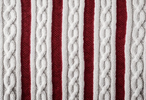 AI generated Knitted sweater texture, background with copy space. AI Generated photo