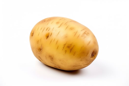 AI generated Potato isolated on white background. AI Generated photo