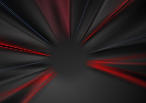 Abstract dark red and black blurred beams background photo