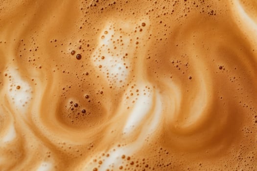 AI generated Coffee foam texture. AI Generated photo