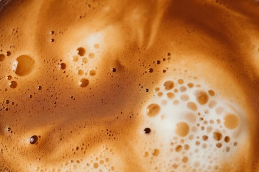 AI generated Coffee foam texture. AI Generated photo