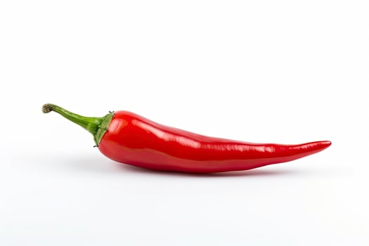 AI generated A Red chili pepper is isolated on a white background. AI Generated photo