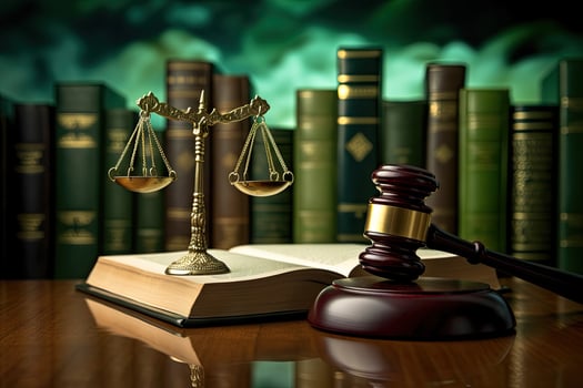 AI generated law legal system justice photo
