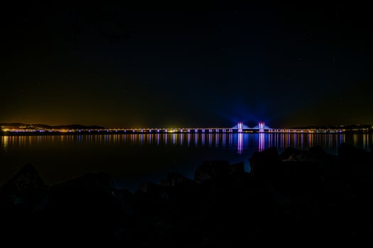 New Tappan Zee Bridge At Night photo
