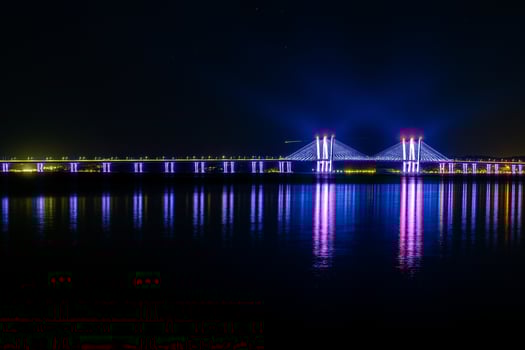 New Tappan Zee Bridge At Night photo