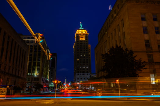 Buffalo City At Night photo