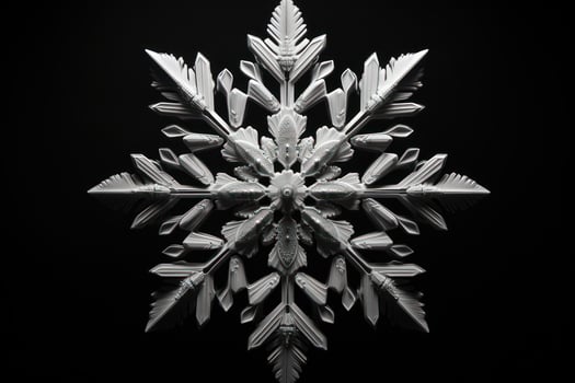 AI generated Snowflakes - Generative AI photo