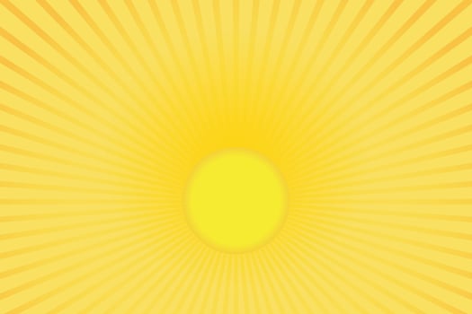 Sun rays Retro vintage style on yellow background, Sunburst Pattern Background. Rays. Summer Banner photo