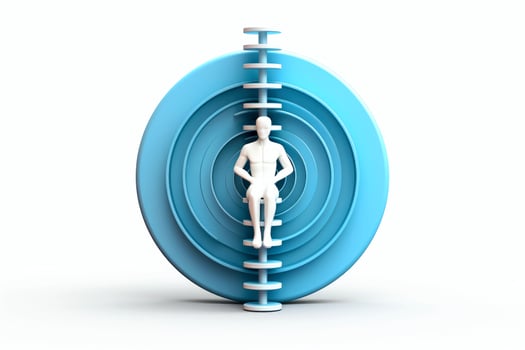 AI generated Abstract 3d human character health care concept,psychotherapy,doctor,disease treatment, Generative AI photo