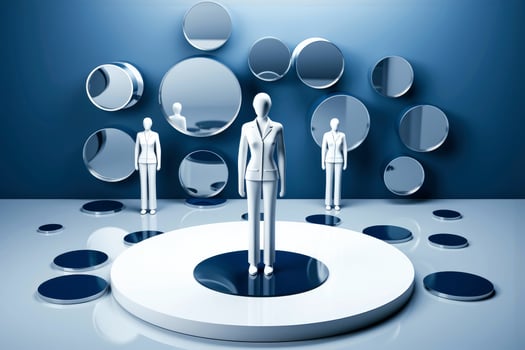 AI generated Abstract 3d human character health care concept,psychotherapy,doctor,disease treatment, Generative AI photo