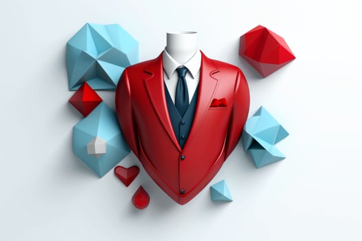 AI generated Abstract 3d human character health care concept,psychotherapy,doctor,disease treatment, Generative AI photo