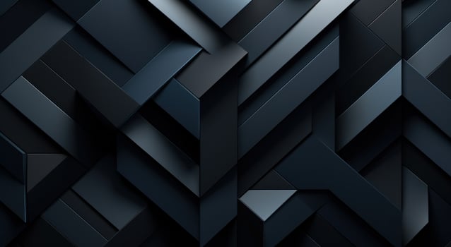 AI generated abstract black geometric geometric abstract pattern photo