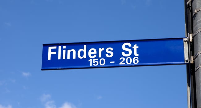 Flinders street Melbourne Australia photo
