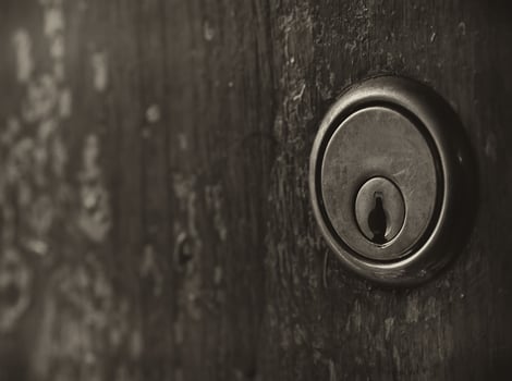 old lock details photo