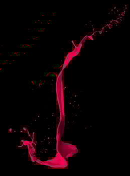 Paint splash closeup photo