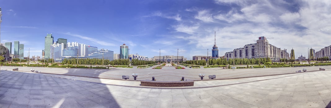 Image of the Kazakh capital Astana in summer from 2015 photo