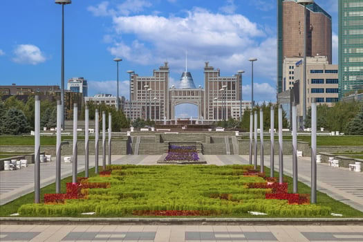 Image of the Kazakh capital Astana in summer from 2015 photo