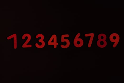 Background or texture of numbers. Finance data concept. Mathematic. Banking or currency. Business and economic growth. photo