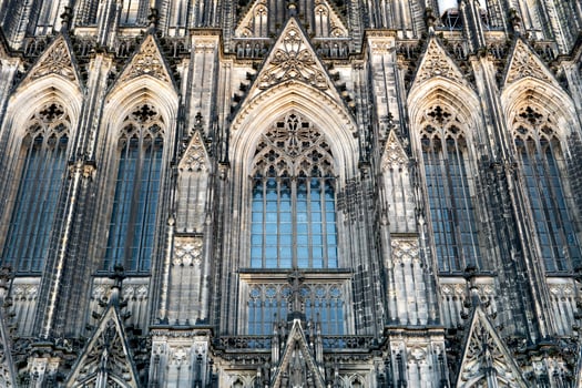 Cologne Cathedral is a famous monument of German Catholicism, Gothic architecture and a symbol of Germany photo