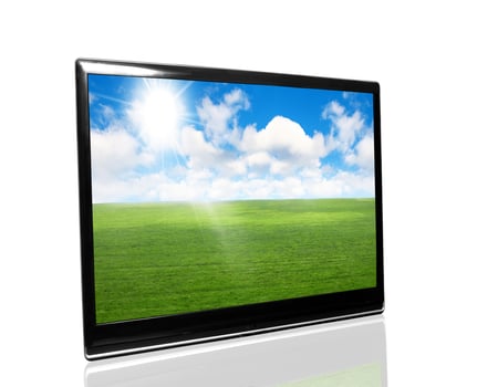 Tv with picture photo