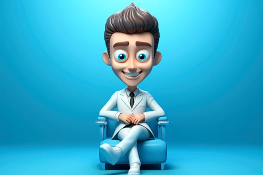 AI generated Abstract 3d human character health care concept,psychotherapy,doctor,disease treatment, Generative AI photo