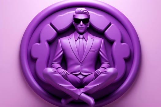 AI generated Abstract 3d human character health care concept,psychotherapy,doctor,disease treatment, Generative AI photo