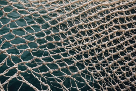 fish net with copy space photo