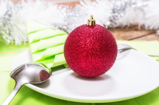 New Year or Christmas meal photo