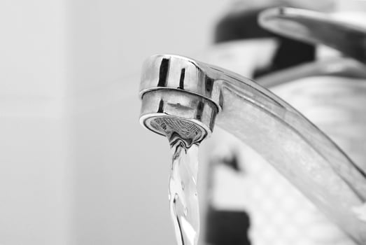 Home tap with the water photo