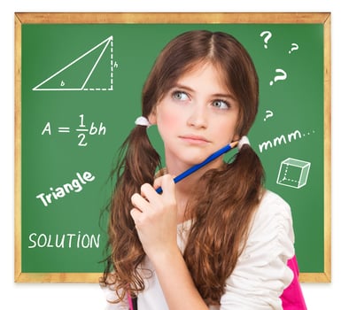 Thinking about mathematics task photo