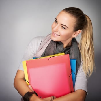 Student girl portrait photo
