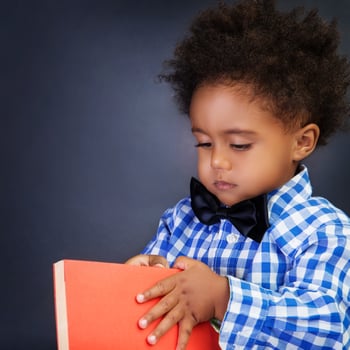 African schoolboy portrait photo