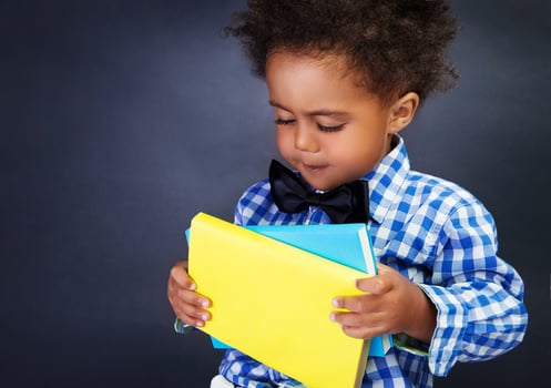 African schoolboy portrait photo