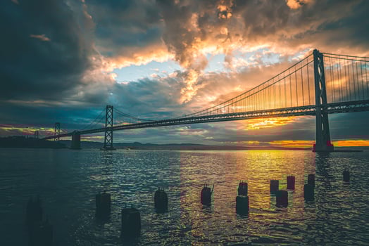 Bridges and architects in San Francisco, USA photo