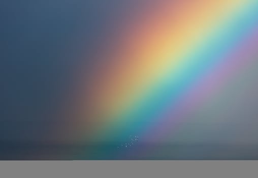 Rainbow in the sky photo