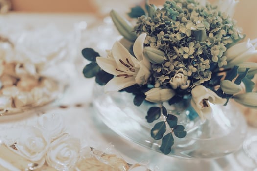 Beautiful Wedding Table Decoration photo