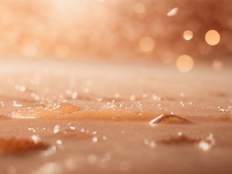 AI generated abstract background in soft peach tones, bokeh, stains photo