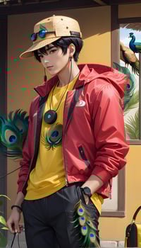 AI generated Male Anime Characters, Anime Boy Illustration Ai Generative photo