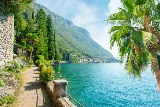Como lake Varenna lombardy alps photo