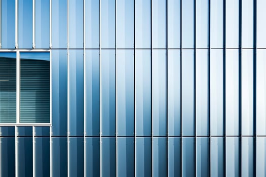 AI generated Abstract Architecture and modern facade. AI Generated photo
