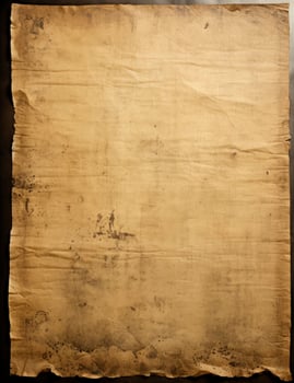 AI generated Sheet of vintage yellowed paper. AI Generated photo